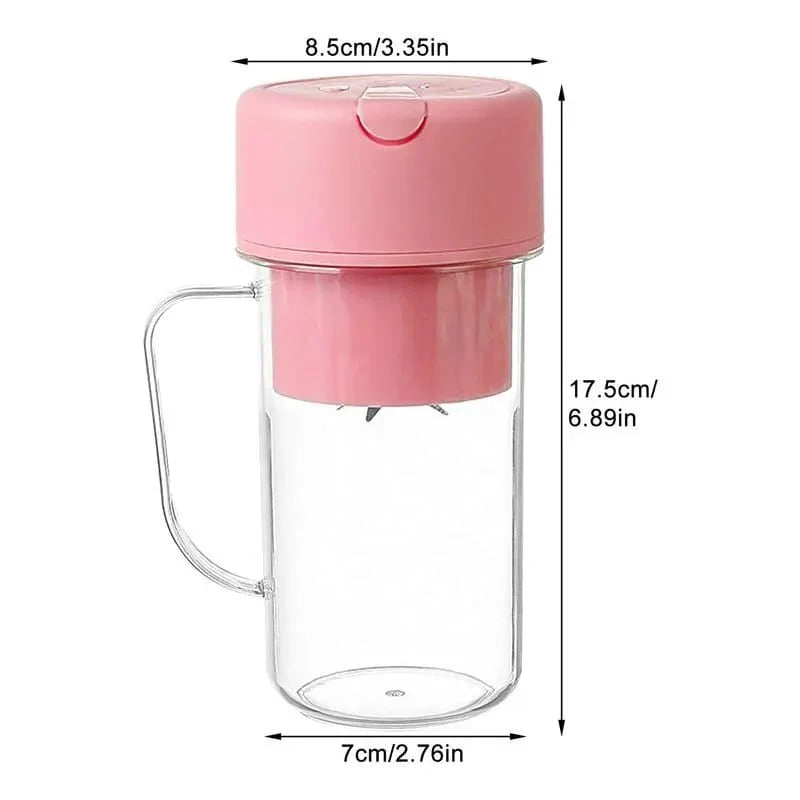 Rechargeable Mug Blender with Straw (Extra Large, 500mL)