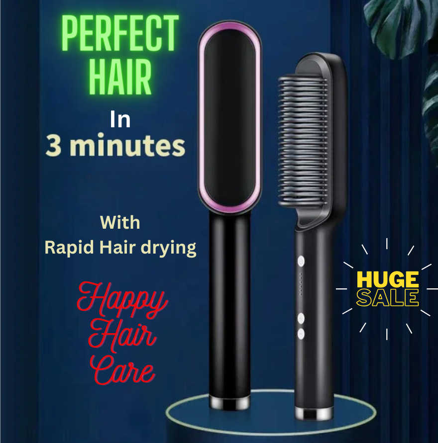 2 in 1 Hair Straightener - Temperature controlled