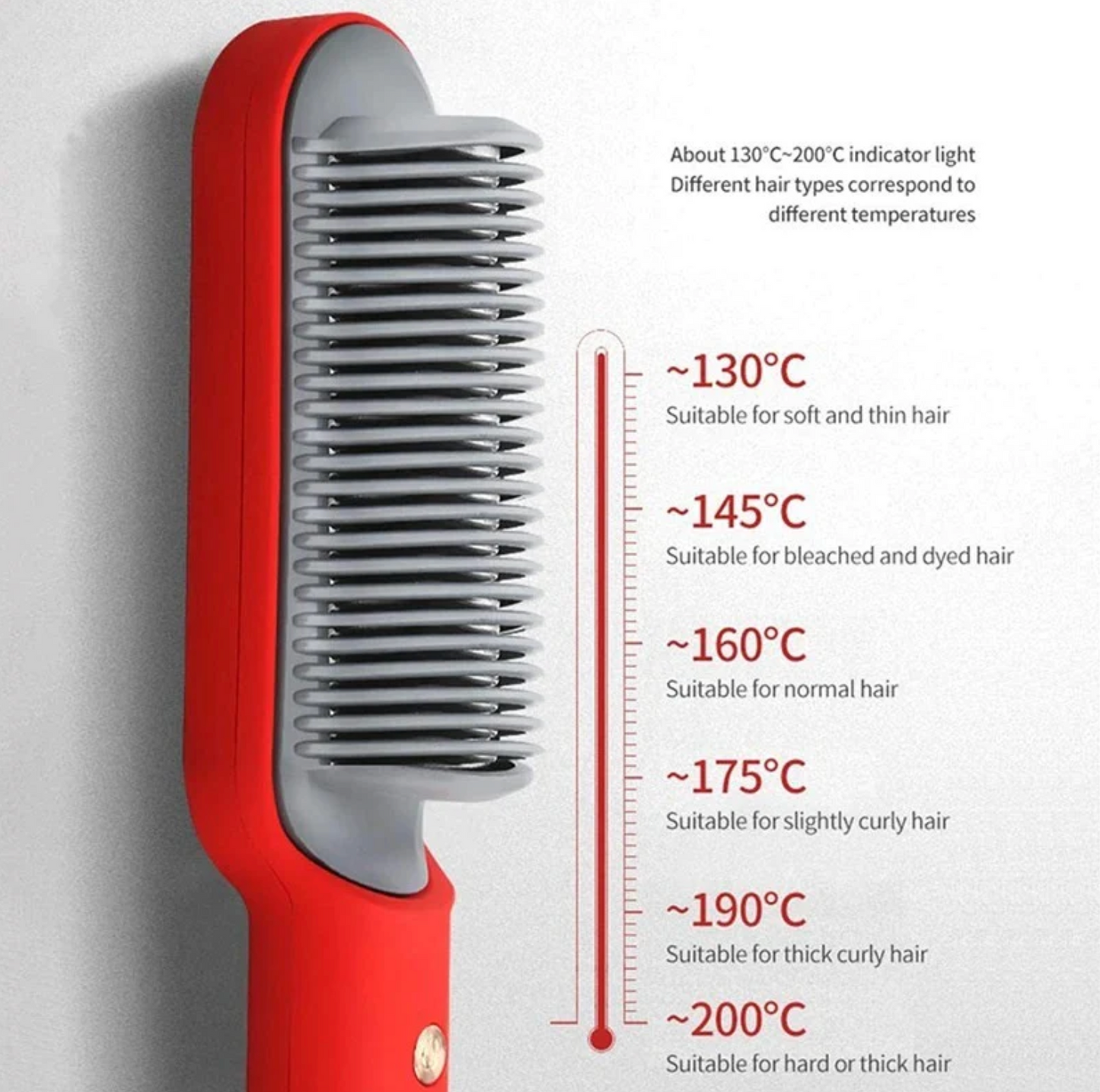 2 in 1 Hair Straightener - Temperature controlled